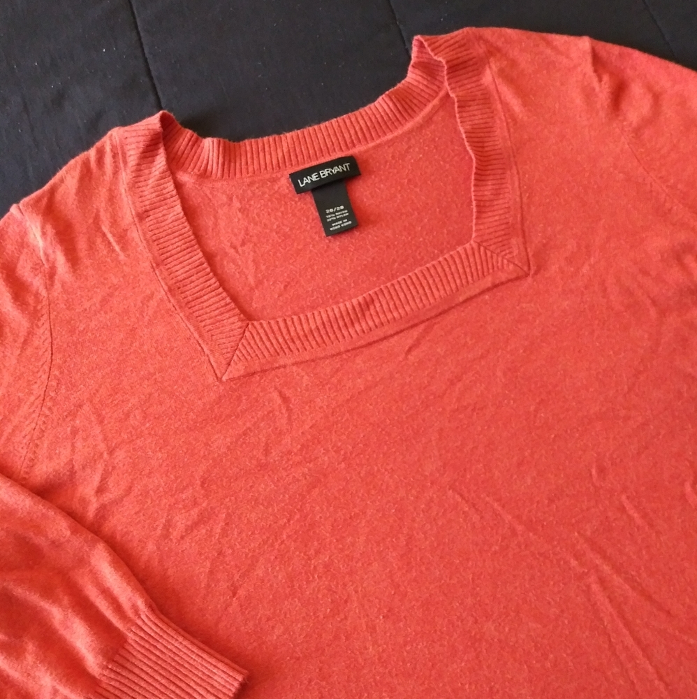 Lane Bryant Orange Sweater